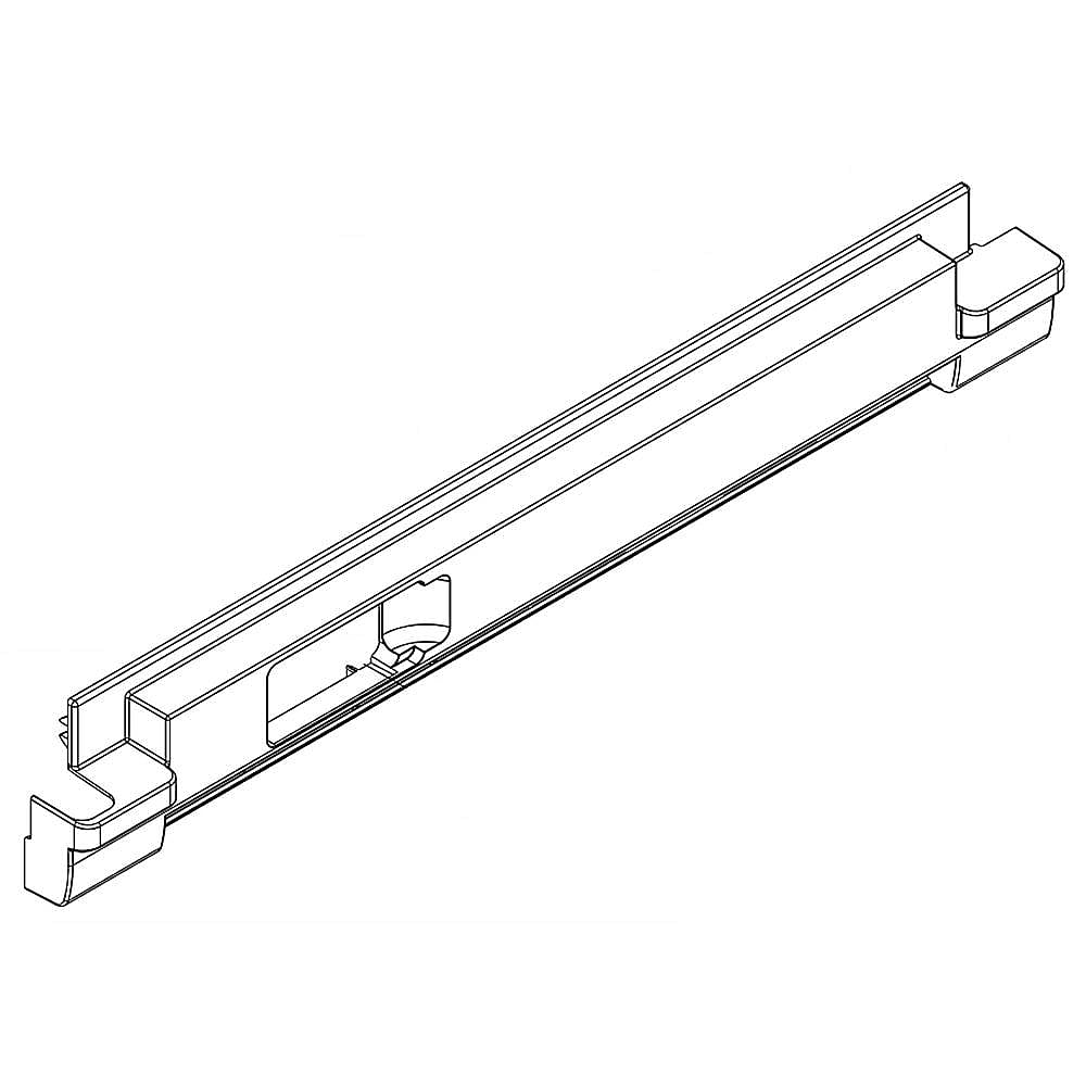 Part #w11282546, Refrigerator Toe Grille (Black) (Replaces W11172790, W11226342) / 3.15 x 5.50 x 33.25