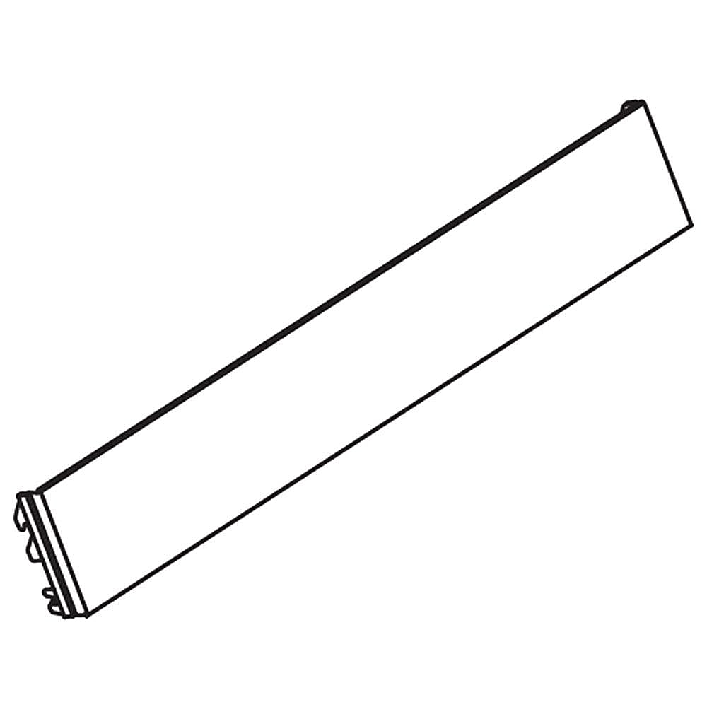 Part #w11284095, Refrigerator Machine Compartment Grille / 53.75 x 6.75 x 3.00