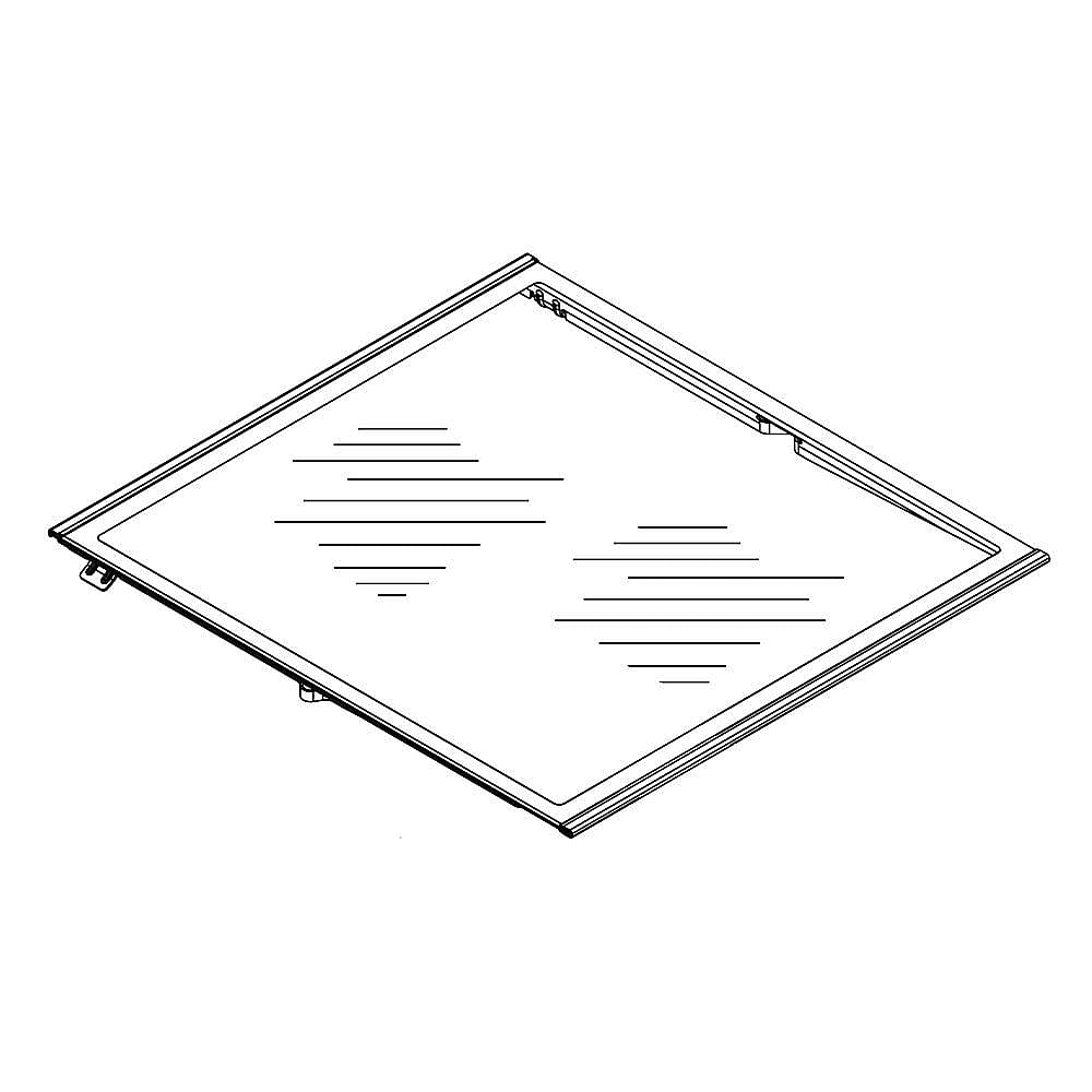 Part #w11284443, Refrigerator Glass Shelf | 32.65 x 25.50 x 2.10