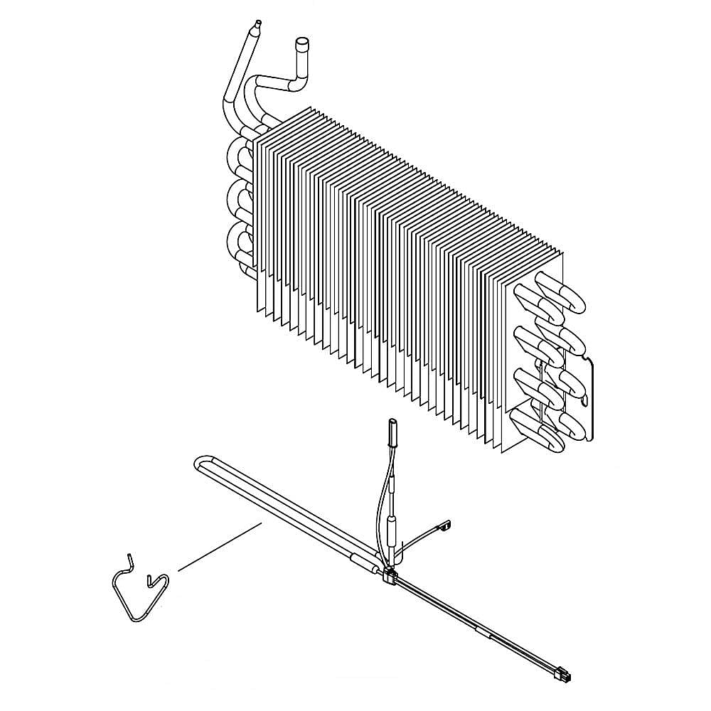 Part #w11291123, Evaporator / 32.00 x 18.00 x 6.10