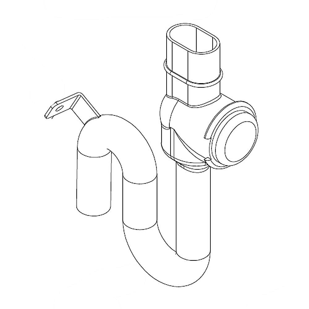 Part #w11293072, Kenmore Drain Tube / 7.00 x 5.00 x 5.00