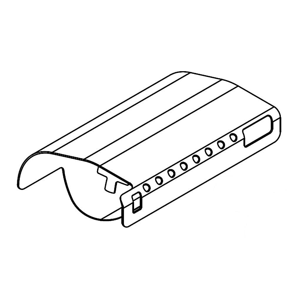 KitchenAid Part #w11307147, Cover-Filter | 10.25 x 4.00 x 0.13