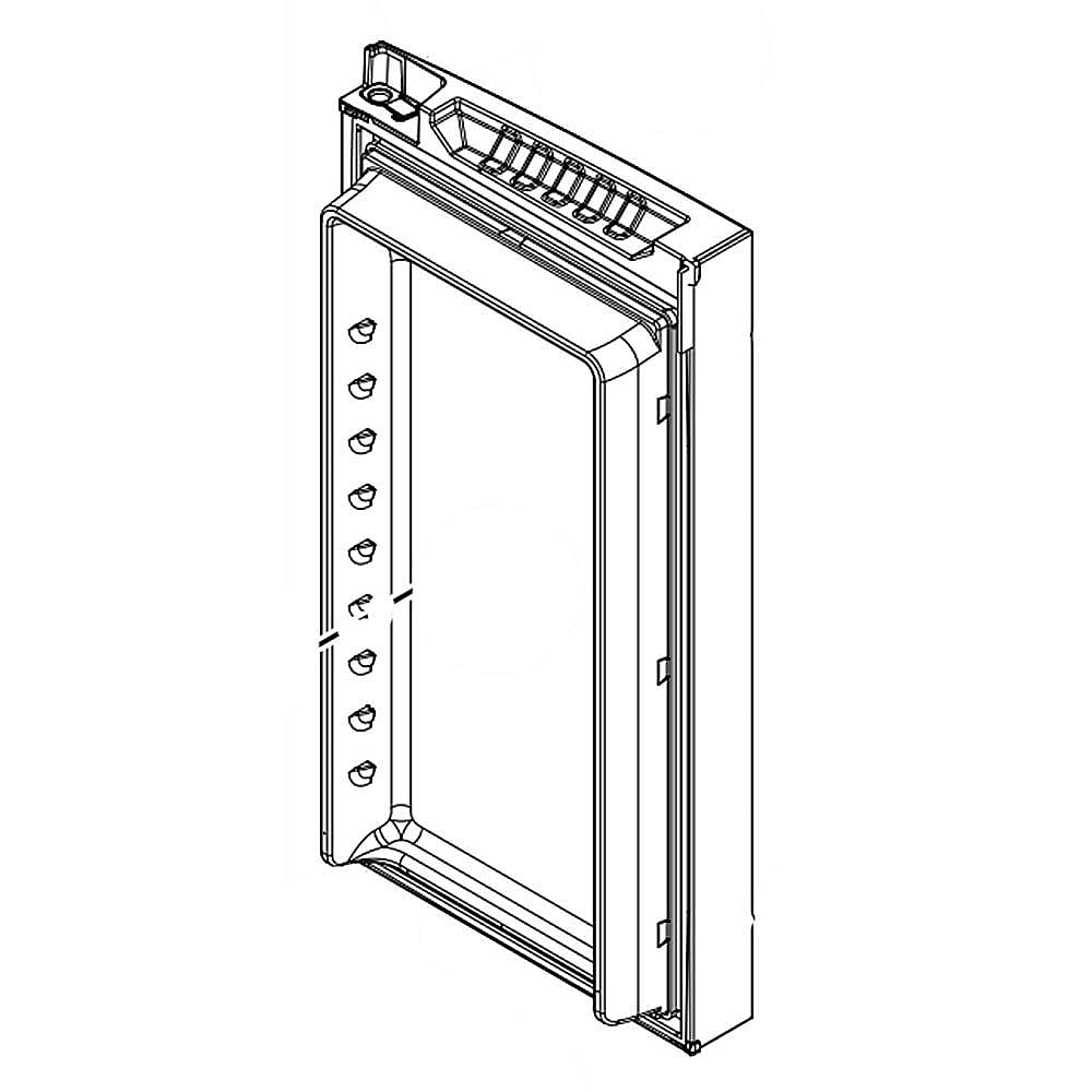 Photo of GE Part #w11307249, Refrigerator Door Assembly, Right | 34.50 x 19.00 x 7.00 from Repair Parts Direct
