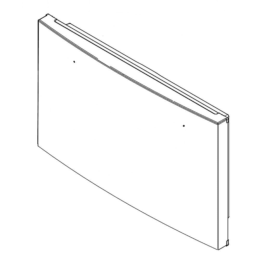 Photo of GE Part #w11307257, Refrigerator Freezer Door Assembly (Stainless) | 0.11 x 0.11 x 0.11 from Repair Parts Direct