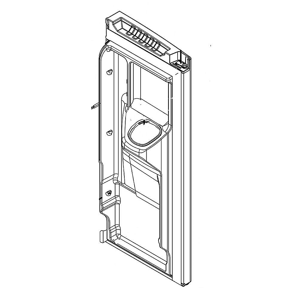 Part #w11307265, Refrigerator Door Assembly, Left (Stainless)