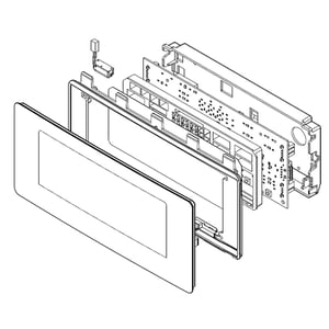 Assembly, User Interface (silver) W11106550