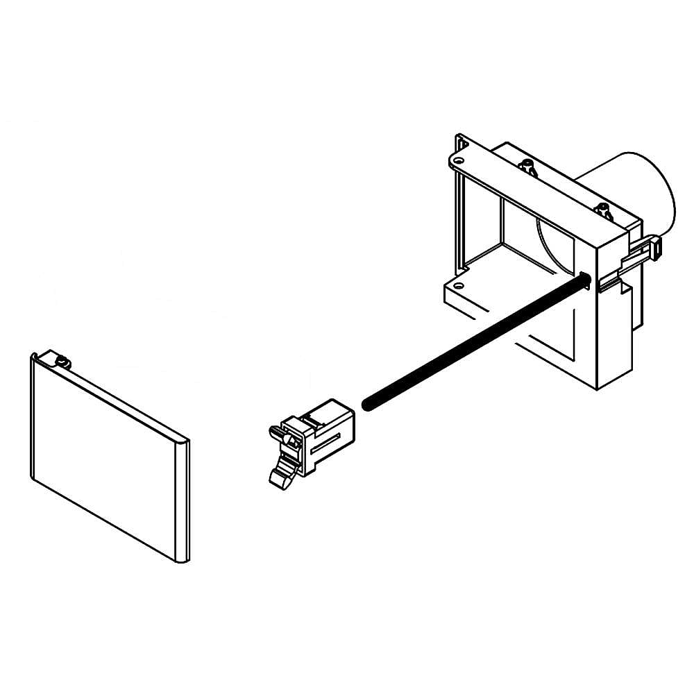 Part #w11347067, Assembly, Filter Door / 6.50 x 5.50 x 4.50