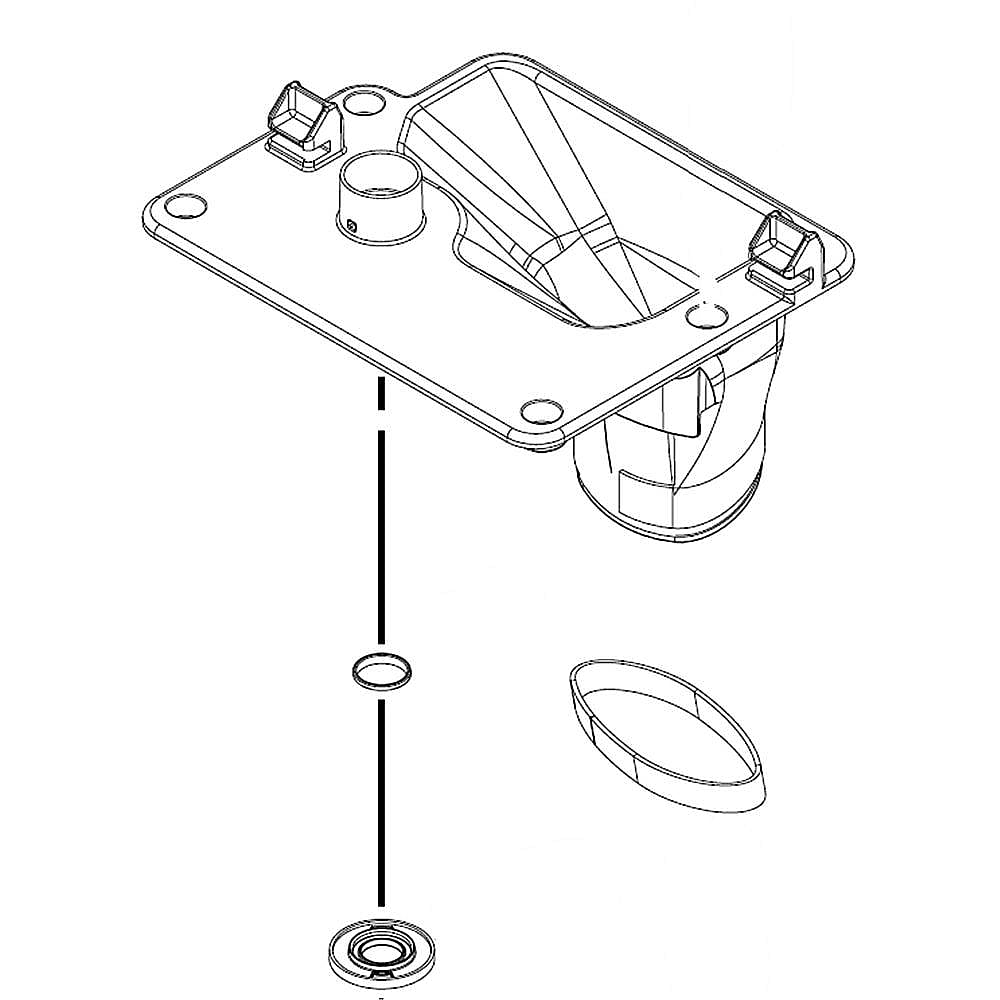 Part #w11347435, Plate | 9.50 x 9.50 x 5.50