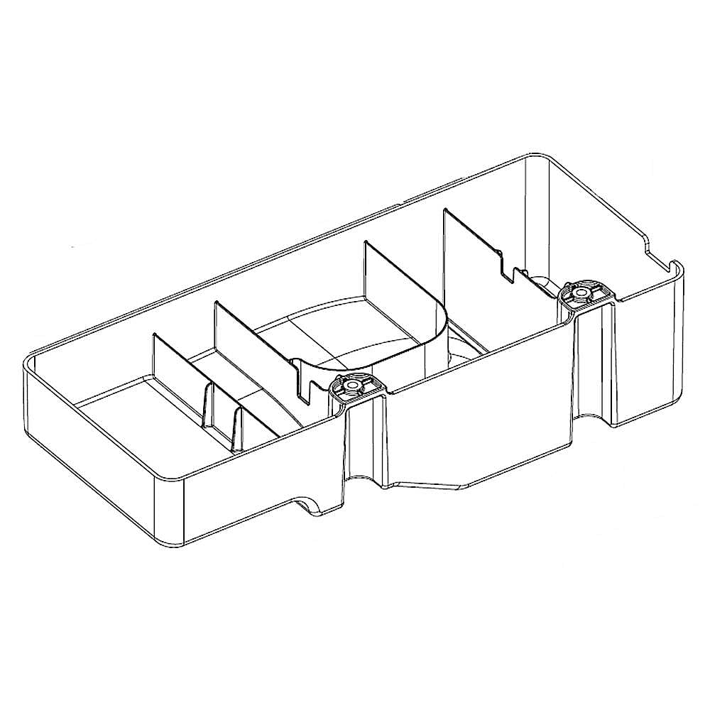 Part #w11360241, Whirlpool Pan Water Ev / 11.75 x 5.25 x 3.50