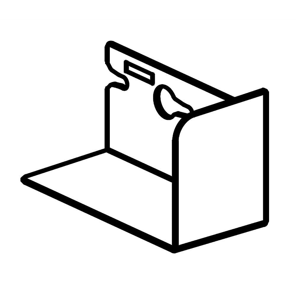 KitchenAid Part #w11360661, Cover Hinge | 4.13 x 2.00 x 2.50