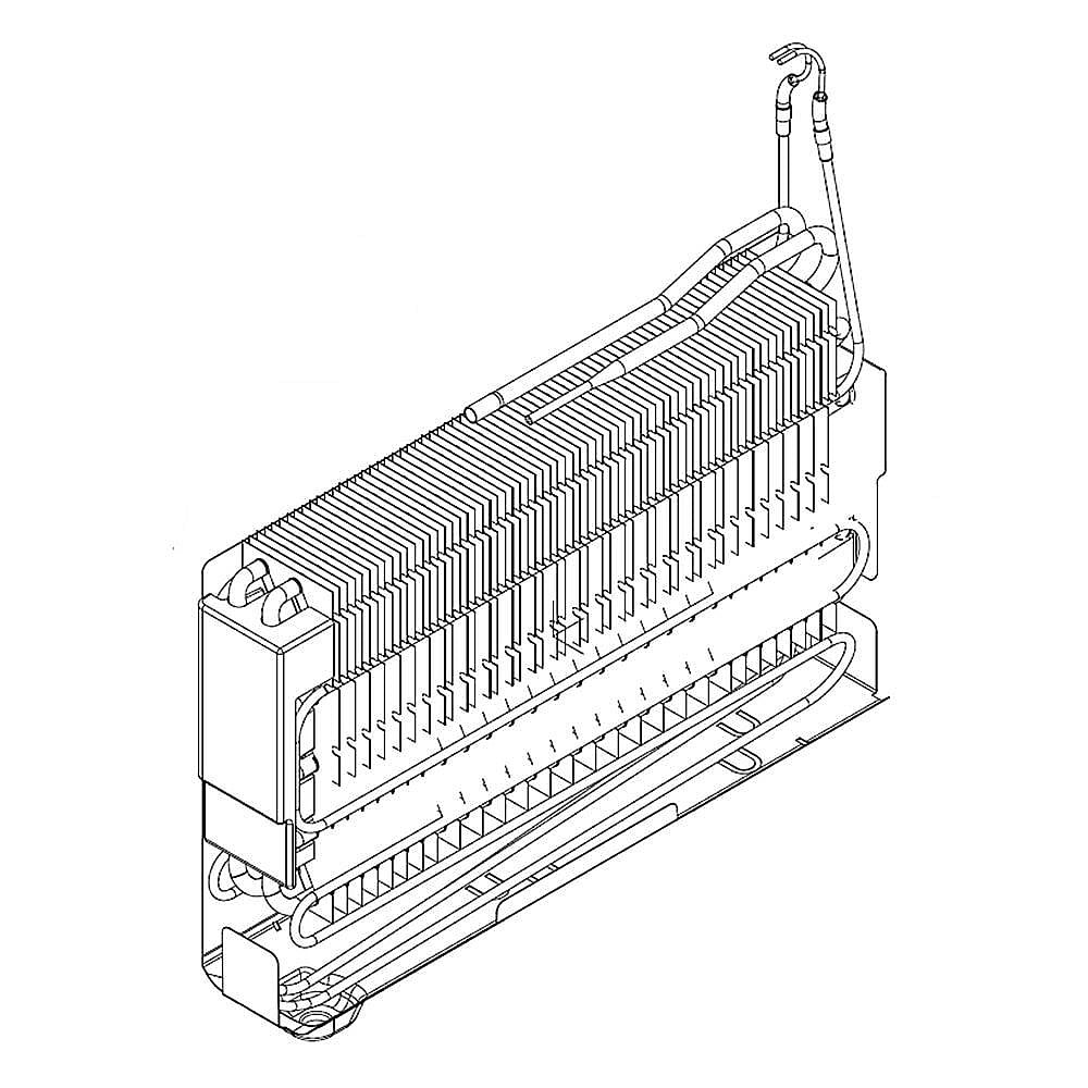 Photo of Part #w11368877, Fc Evaporato | 31.75 x 18.00 x 6.25 from Repair Parts Direct