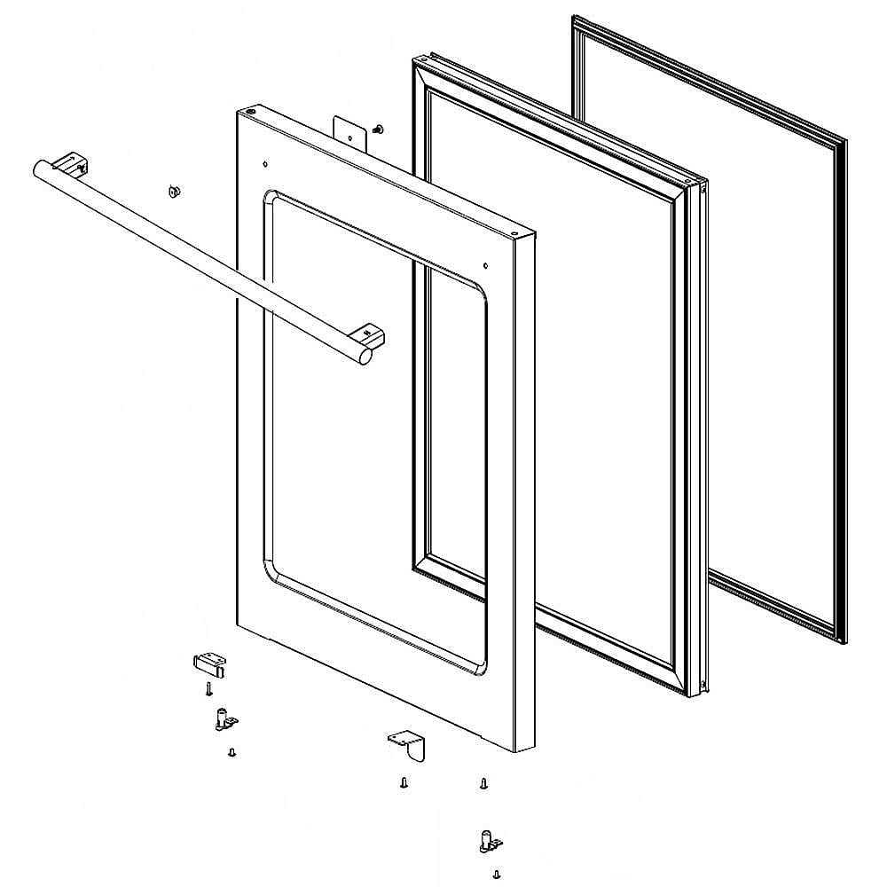 Part #w11369466, Beverage Cooler Door Assembly