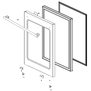 Beverage Cooler Door Assembly W11369466