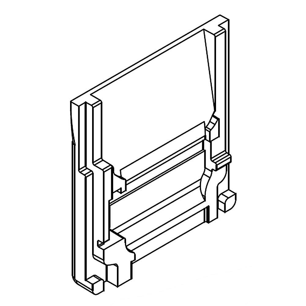 Whirlpool Part #w11369813, Duct-Cover_E | 16.50 x 5.25 x 1.00