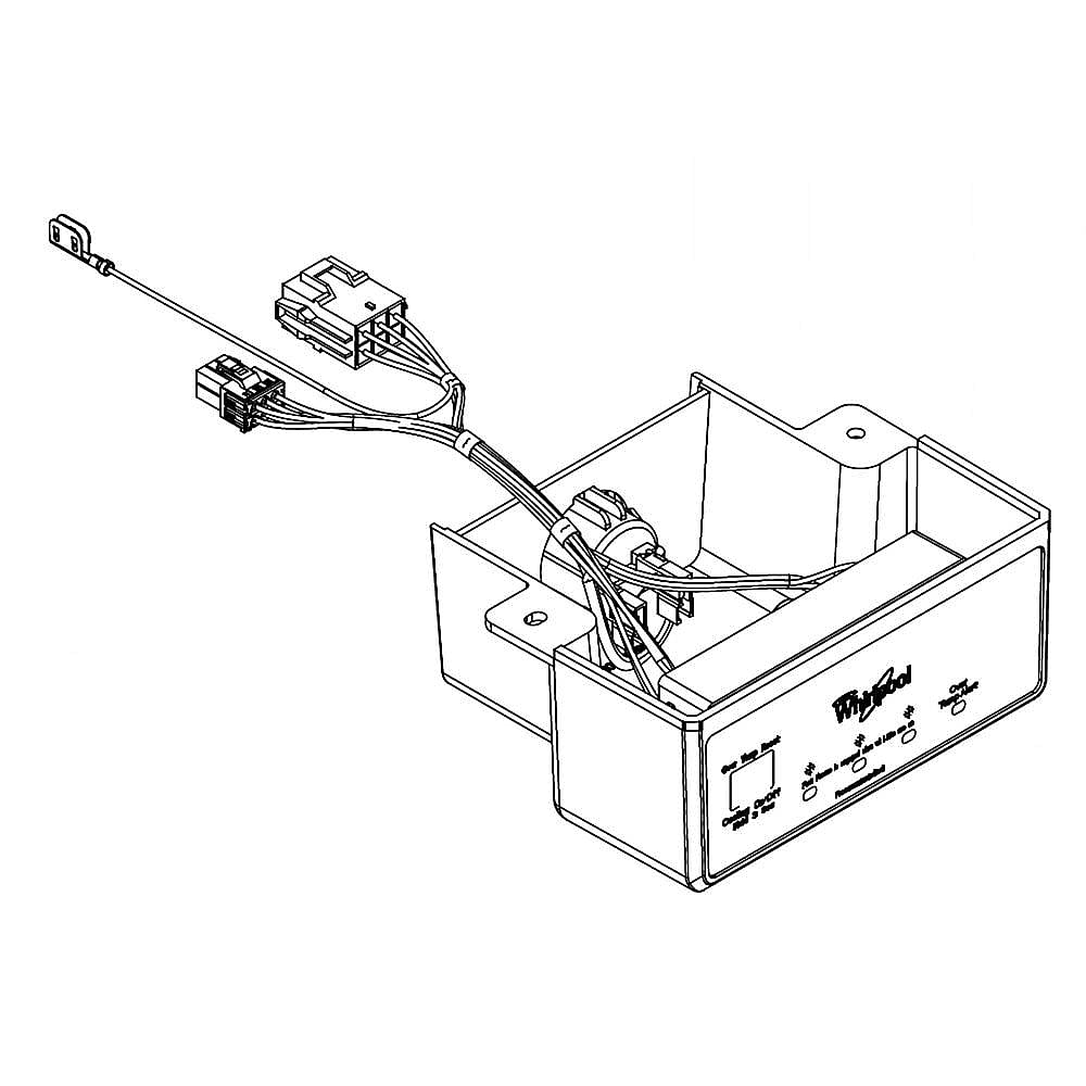 Part #w11382528, Whirlpool Freezer Electronic Control Assembly (Replaces W10592600, W10812029, W11316122, W11316135) / 7.00 x 4.37 x 2.50