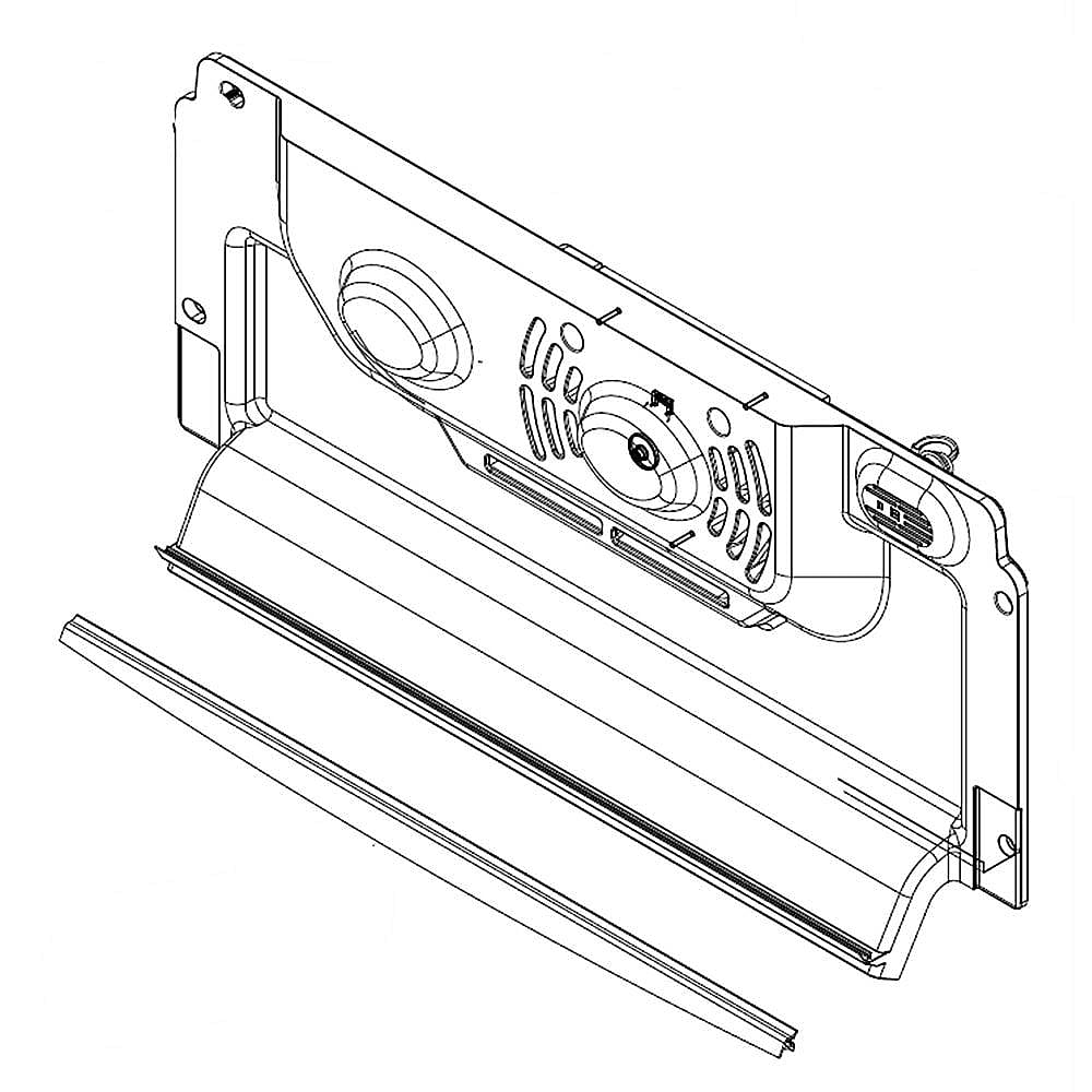 Part #w11394920, Refrigerator Freezer Evaporator Cover / 30.75 x 19.25 x 6.50
