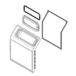 Refrigerator Ice Room Door Assembly for KitchenAid KFIV29PCMS00 - Part W11399564
