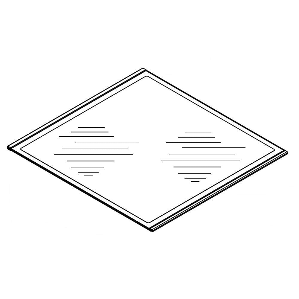 Part #w11430570, Glass Shelf | 35.25 x 27.25 x 1.00