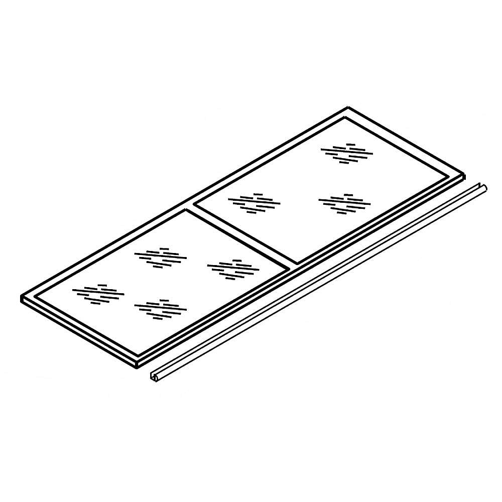 Part #w11430640, Glass/frame / 40.00 x 30.00 x 7.00