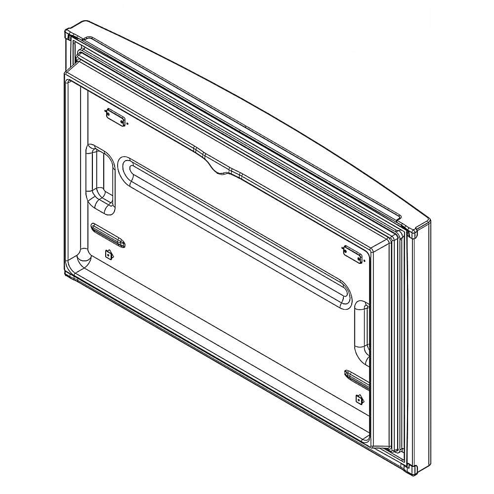 Part #w11435329, Refrigerator Freezer Door Assembly (Stainless)