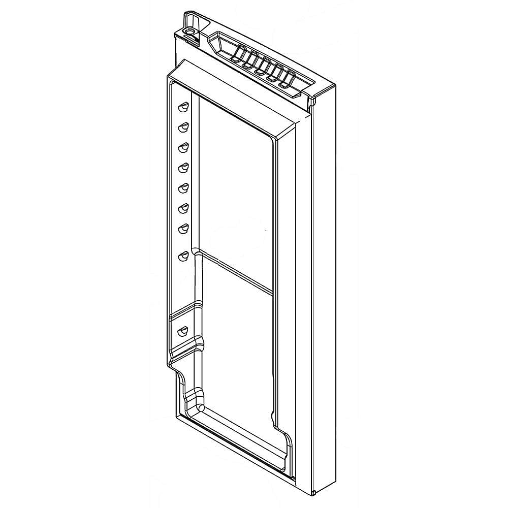 Part #w11435352, Refrigerator Door Assembly, Right (Stainless) | 21.75 x 38.75 x 9.75