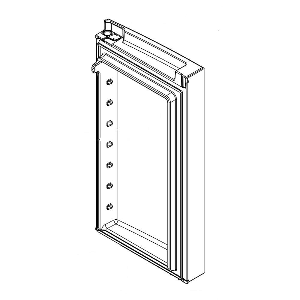 Part #w11435357, Refrigerator Door Assembly, Right (Stainless)