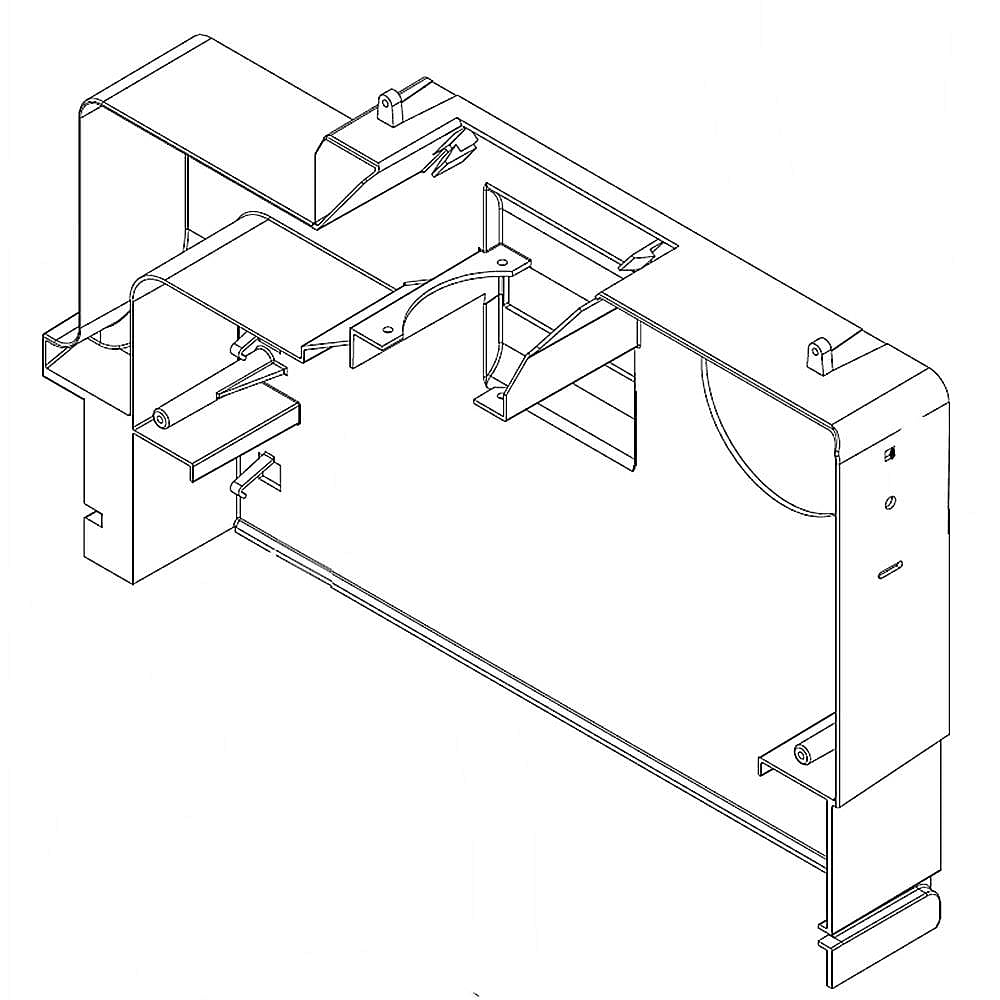 Replacement W10248595 AIR-1 Refrigerator Air Damper & Filter for KitchenAid  / Maytag / Whirlpool