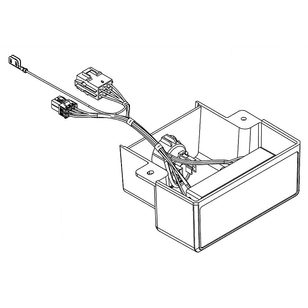 Photo of GE Part #w11441625, Refrigerator Control Box Assembly | 7.00 x 4.50 x 2.50 from Repair Parts Direct