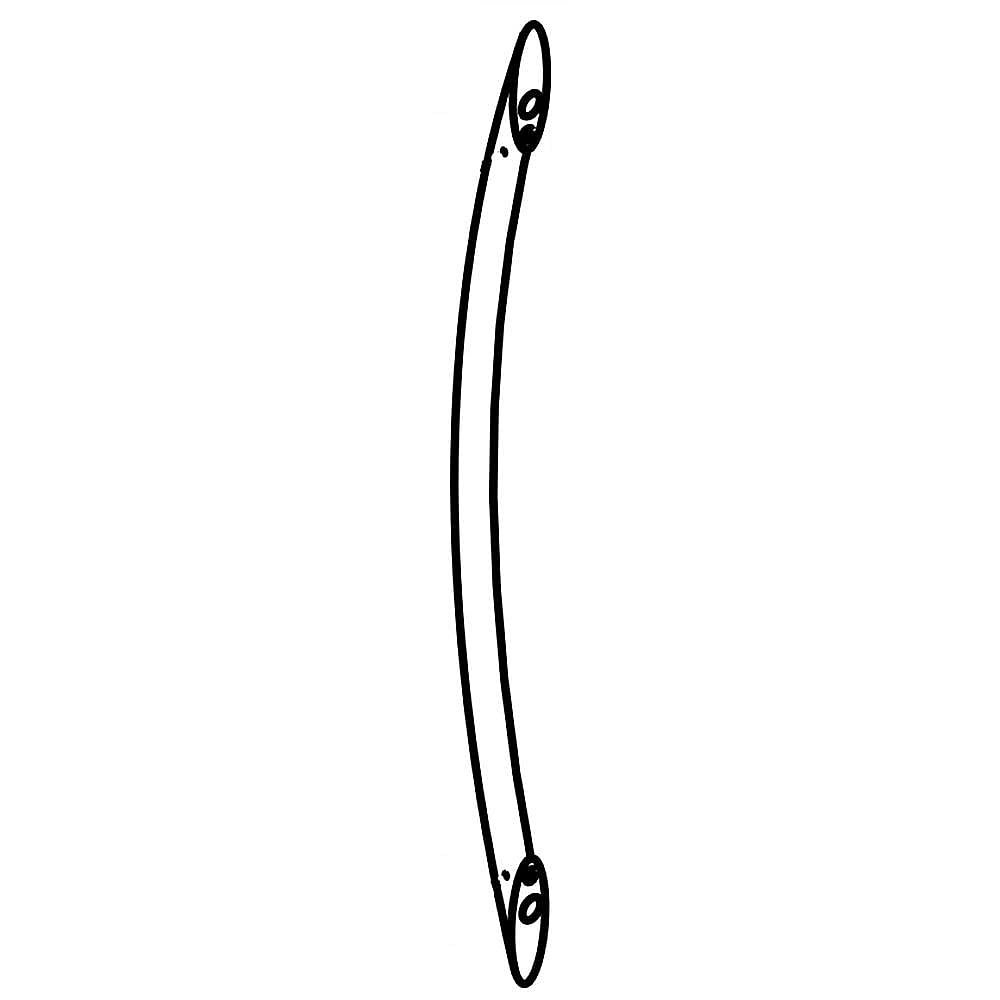 Part #w11450223, Refrigerator Door Handle Assembly (Black Stainless) / 35.00 x 5.00 x 3.00