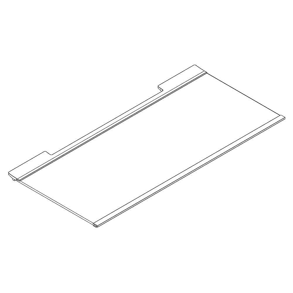 Part #w11455383, Refrigerator Glass Shelf | 39.50 x 6.75 x 30.50