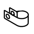 Clamp-cable for KitchenAid KBRS20EVMS4 - Part W11456069