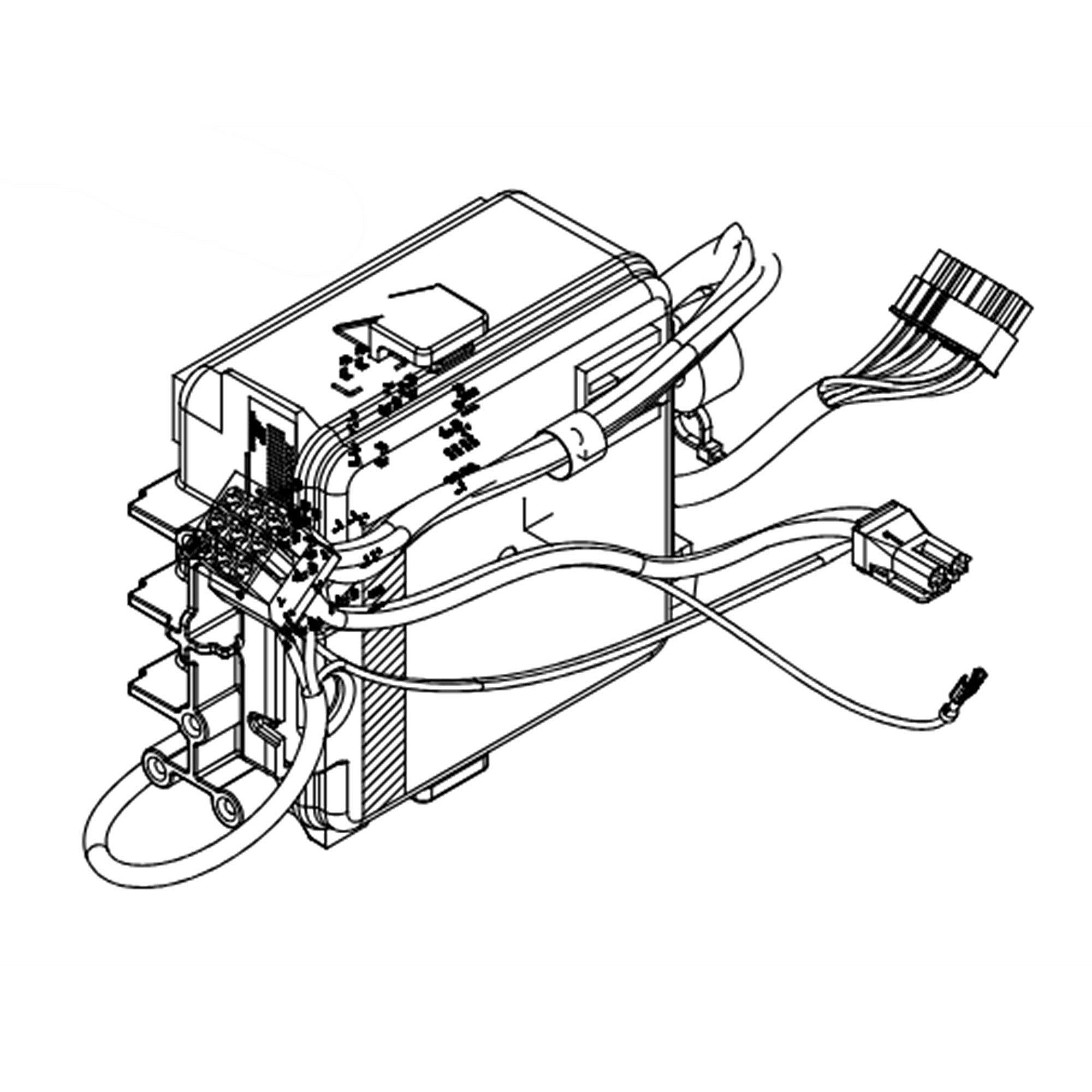 Photo of GE Part #w11487480, Refrigerator Control Box Assembly | 17.25 x 6.50 x 3.75 from Repair Parts Direct