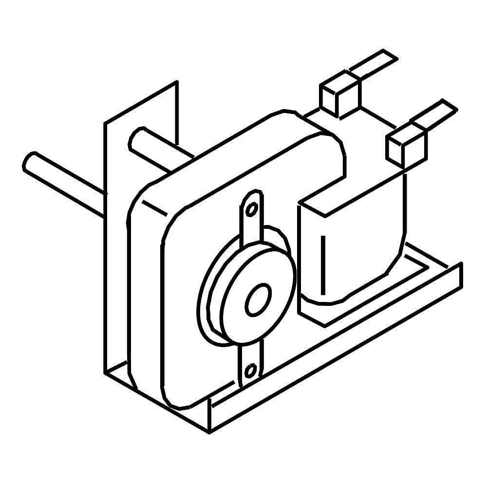 Part #w11499658, Motor-Evap F / 4.50 x 4.50 x 3.50