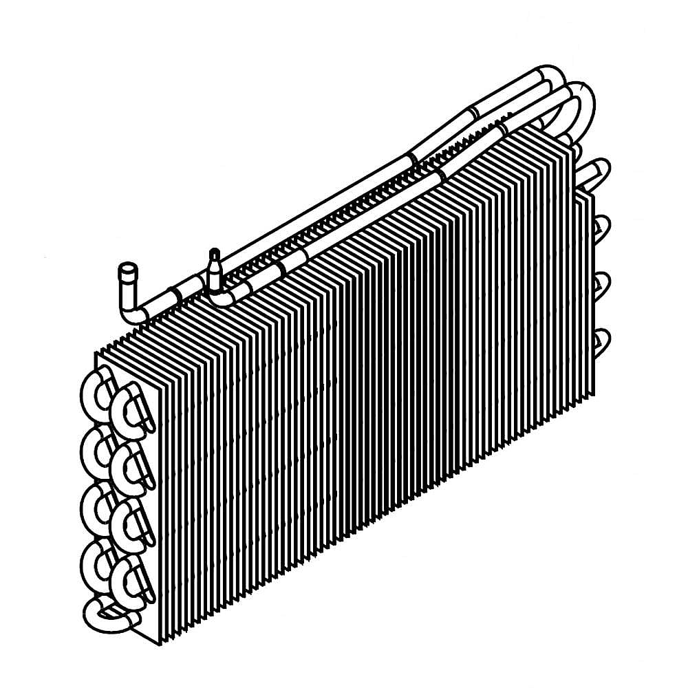 Part #w11505166, Evap Assy-, r / 31.50 x 6.00 x 18.50