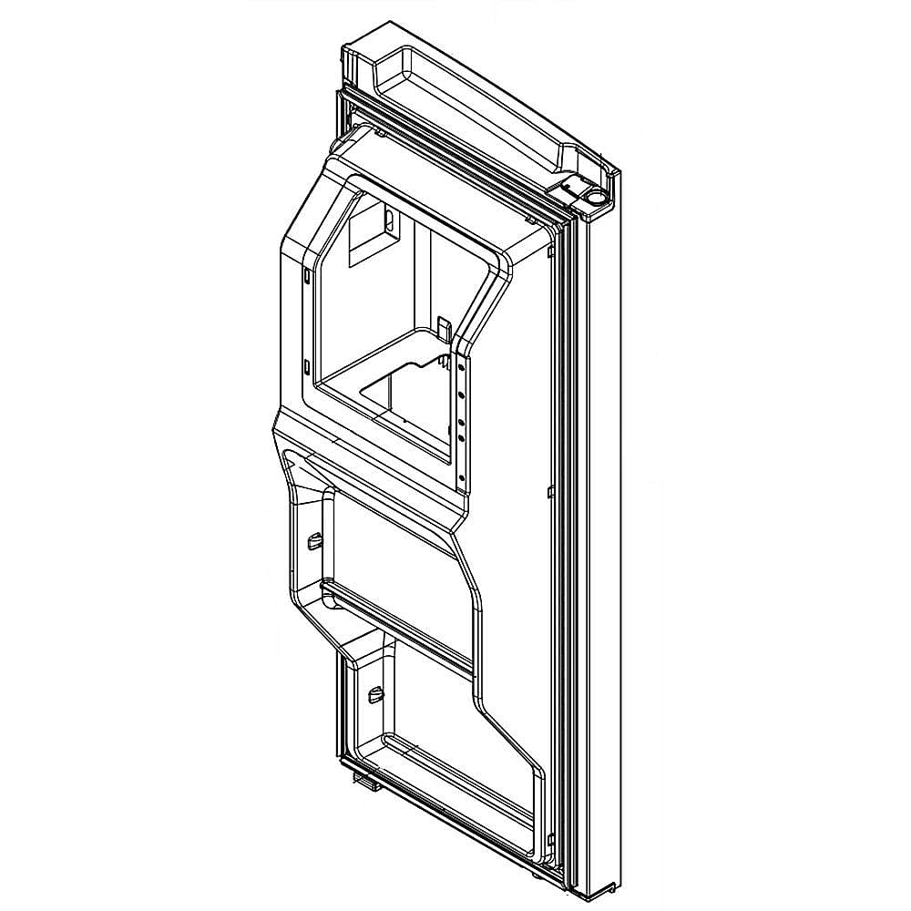 Part #w11518741, Refrigerator Door Assembly, Left (Stainless)