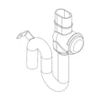 Assy-drain T for KitchenAid KRSC703HPS04 - Part W11519143