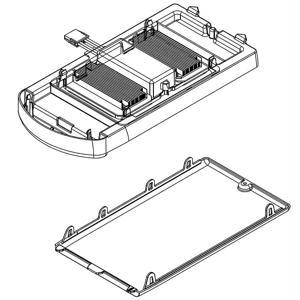 Part #w11527432, Whirlpool Refrigerator Led Light Assembly (Replaces W11333374, W11387579) / 18.50 x 8.25 x 4.00
