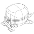 Compressor for KitchenAid KUBL314KBS00 - Part W11538055