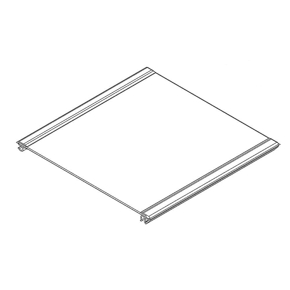 Part #w11546980, Refrigeration Appliance Glass And Trim / 9.00 x 19.00 x 2.75