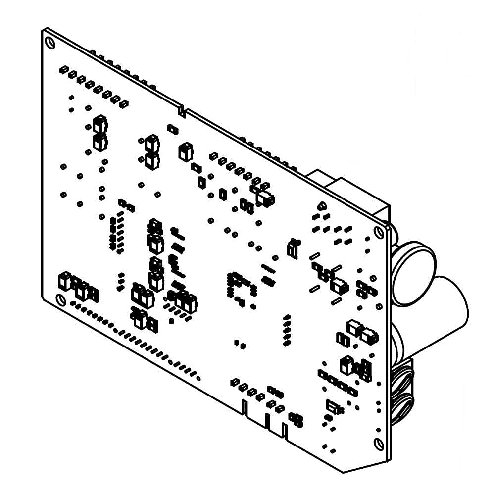 Part #w11548534, Refrigerator Electronic Control Board