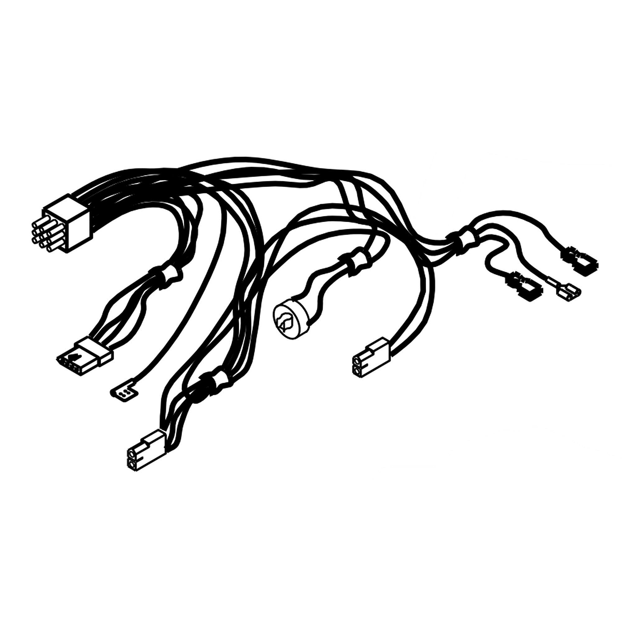 Part #w11551368, Refrigerator Evaporator Fan Motor Wire Harness / 7.00 x 6.00 x 1.50