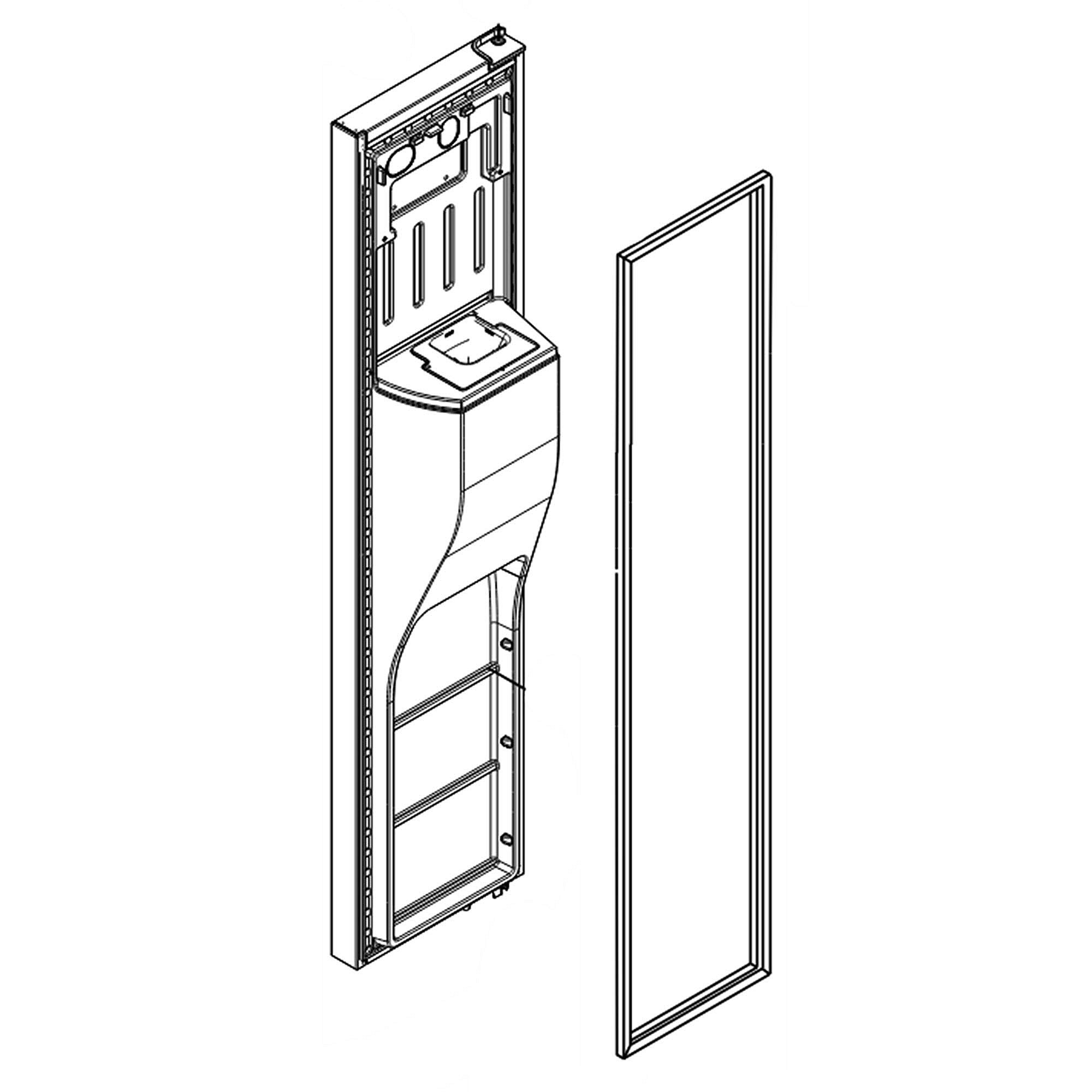 Photo of Part #w11551458, Kit Door Ser from Repair Parts Direct