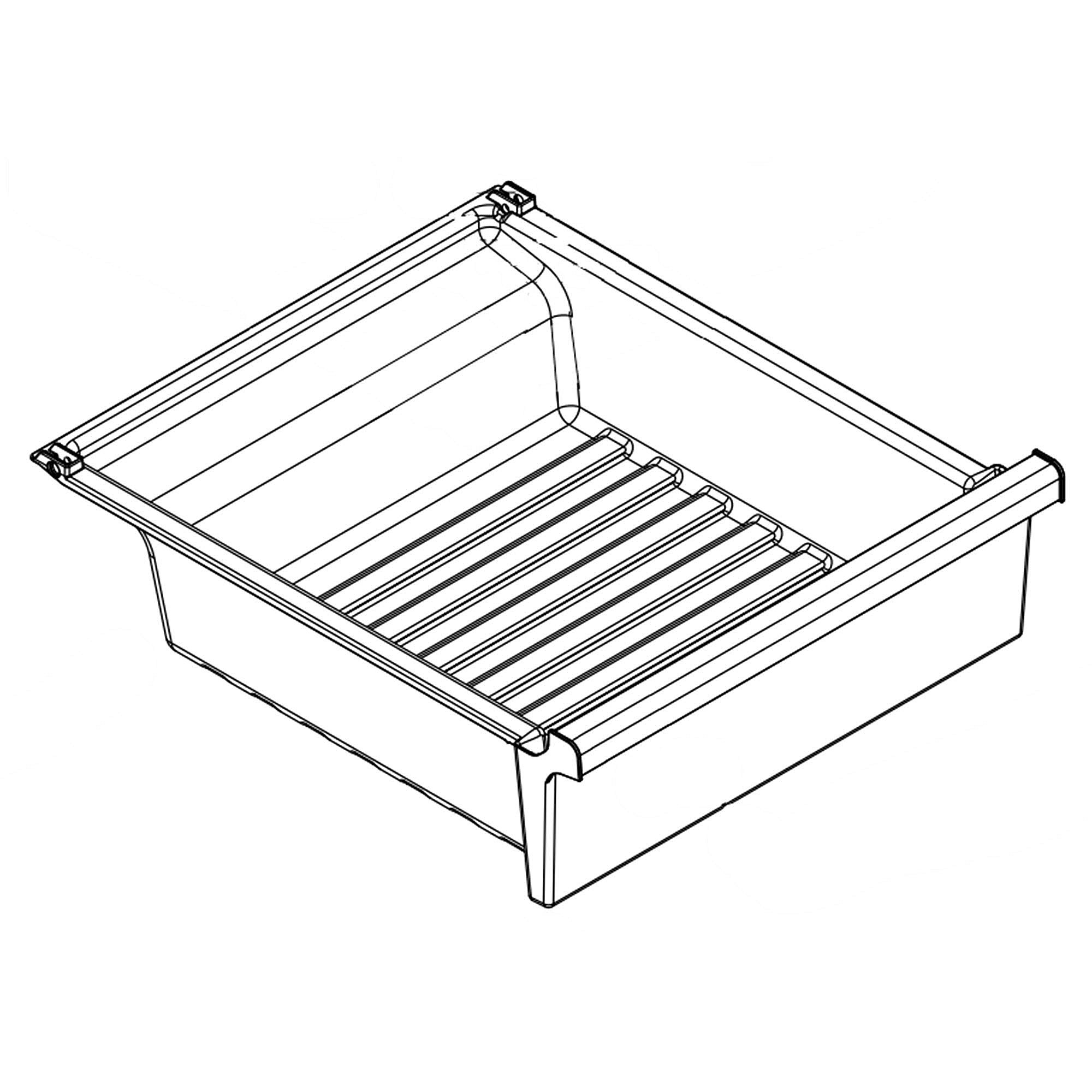 Part #w11551764, Refrigerator Deli Drawer (Replaces W10256846) / 19.50 x 15.00 x 8.00
