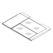 Refrigerator Tuck-away Shelf Assembly for KitchenAid KRFC704FBS01 - Part W11563404