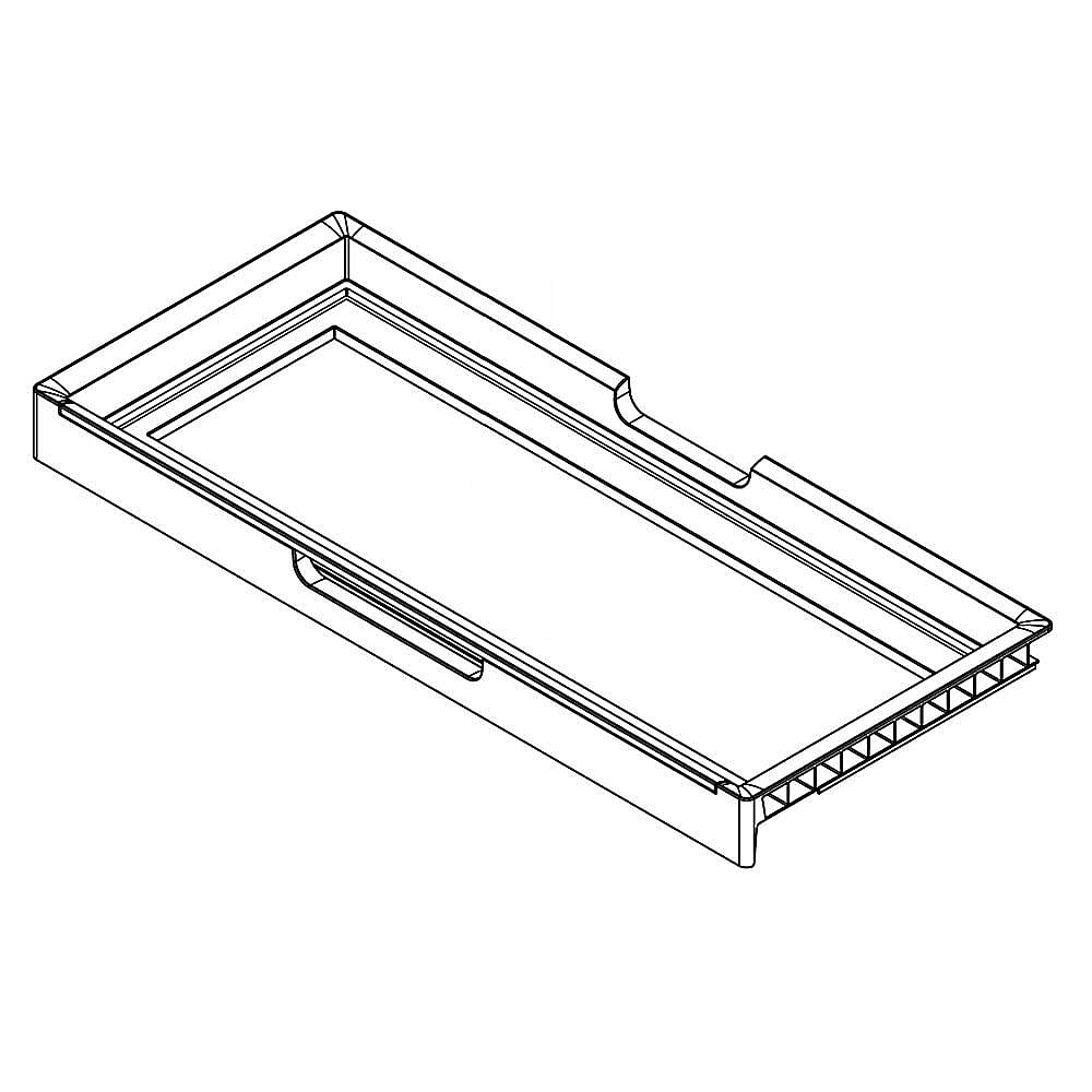 Part #w11563405, Refrigerator Drawer Cover Frame / 34.50 x 17.25 x 3.00