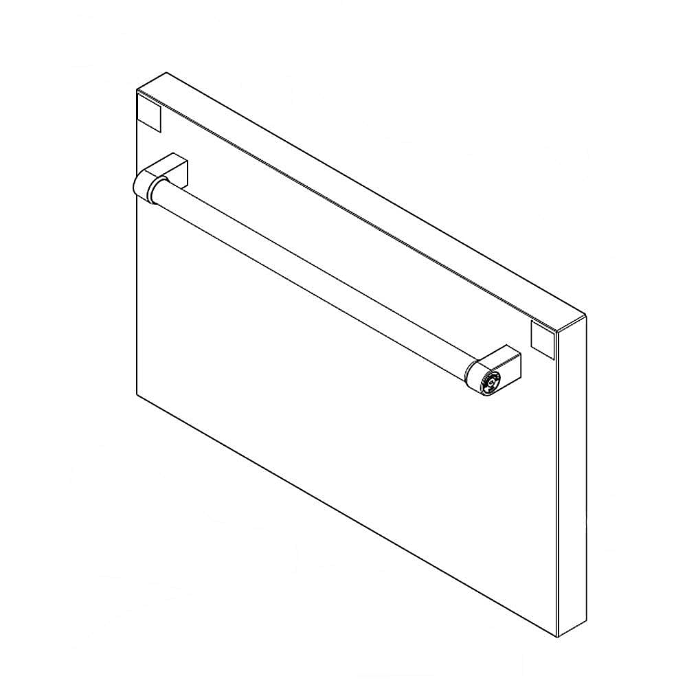 Part #w11568932, Refrigerator Door Outer Panel (Stainless)