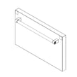Refrigerator Door Outer Panel (stainless) for KitchenAid KUDR204KSB00 - Part W11568932