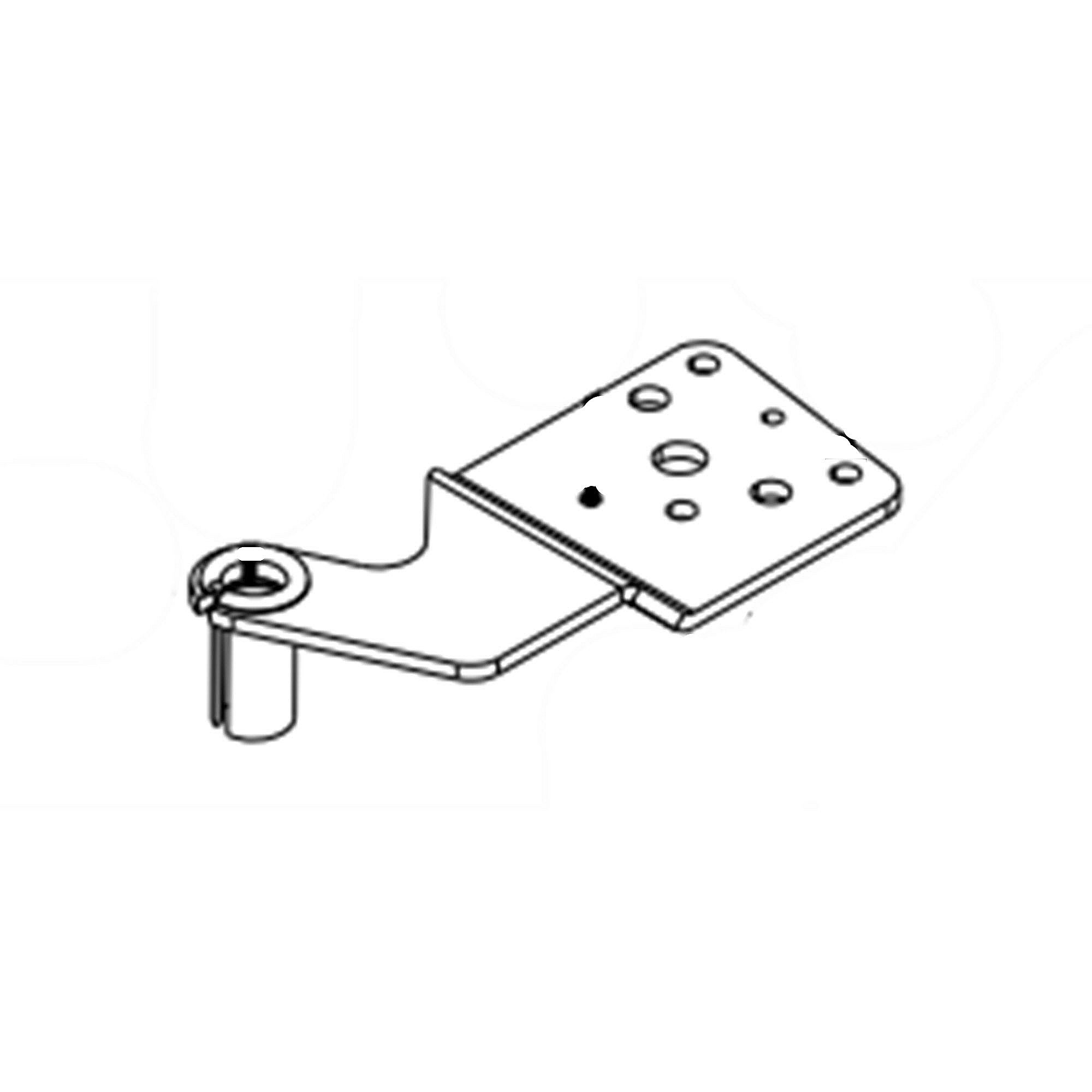 Part #w11592405, Refrigerator Door Hinge, Upper Left (Replaces W11218692)