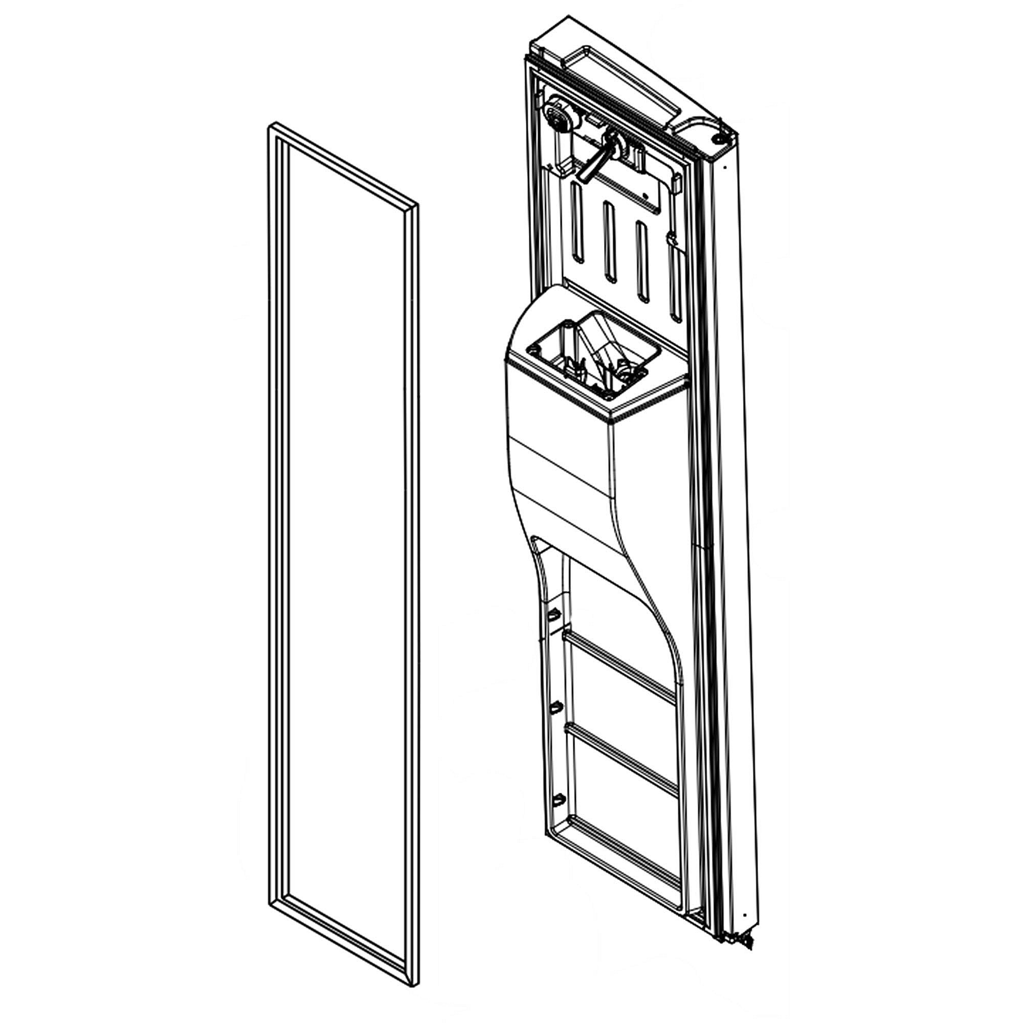 Photo of Part #w11593330, Kit Door Ser from Repair Parts Direct