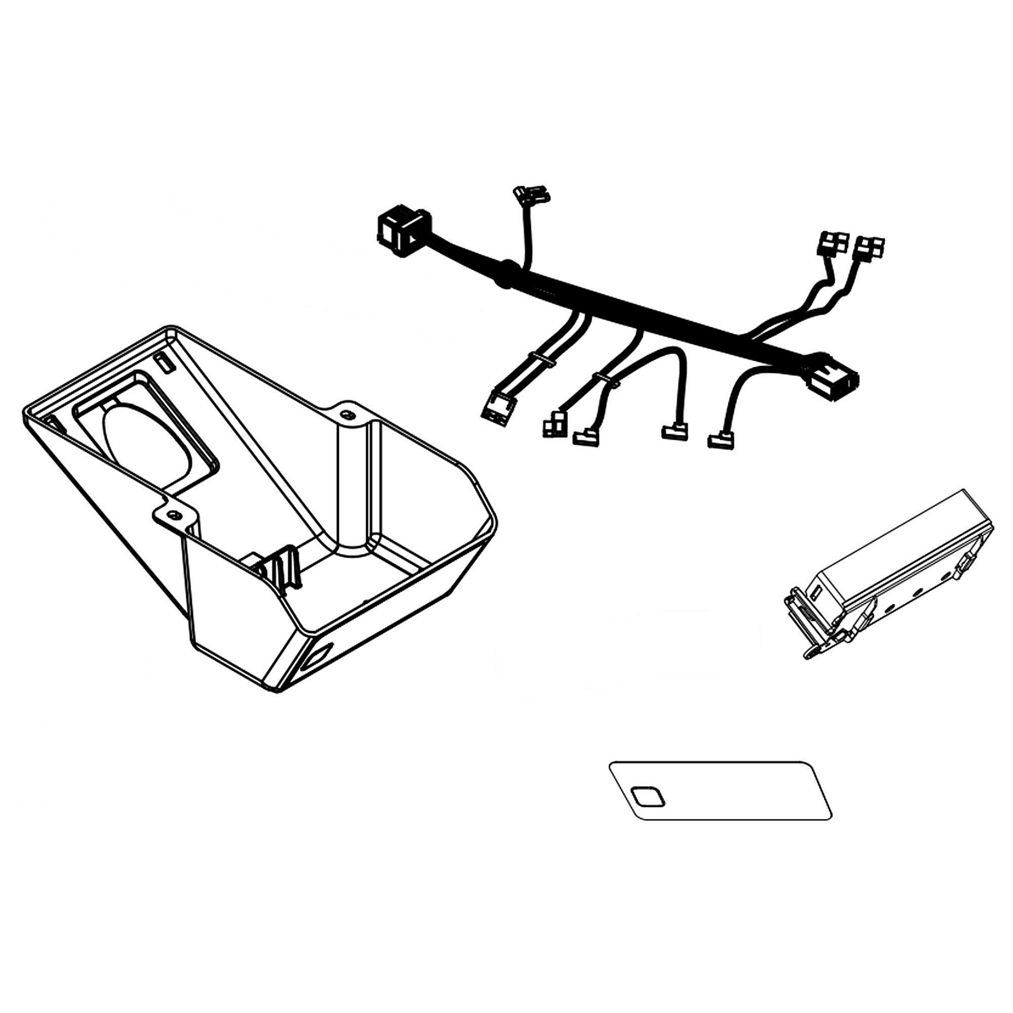 Photo of GE Part #w11595220, Refrigerator Control Box Assembly | 7.00 x 6.50 x 8.00 from Repair Parts Direct